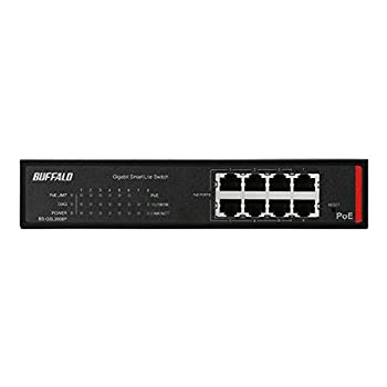 【中古】バッファロー BS-GSL2008P 法人向け Giga対応 PoE Layer2 スマートLiteスイッチ 8ポート|お取り寄せ本舗 KOBACO