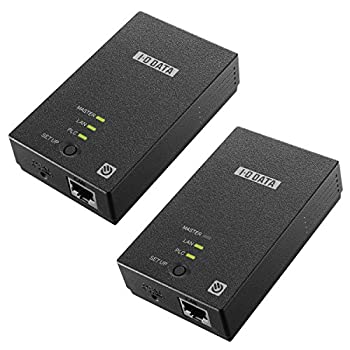 【中古】(人並み外れたに好いたらしい)I-O DATA 差し込みローカルエリアネットワーク PLCアダプタ サイバー空間繋ぎ合わせる 有線ローカルエリアネットワーク クランク書き割りひな形 PLC-HP240EA-S