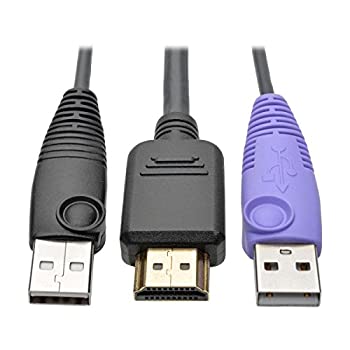 【中古】Tripp Lite HDMI USB Server Interface w/Virtual Media \u0026 CAC for B064 KVMs TAA - KVM/USB extender - up to 164 フィート