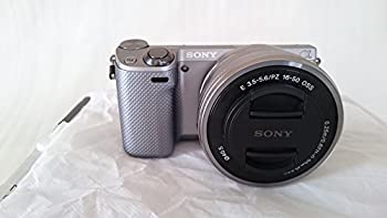 【中古】(非常に良い)ソニー SONY ミラーレス一眼 α NEX-5R ダブルズームレンズキット E PZ 16-50mm F3.5-5.6 OSS + E 55-210mm F4.5-6.3 OSS付属 シルバー NEX-5RY/