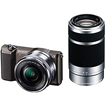 SONY α5100 ミラーレスカメラ 16-50mm / 55-210mm Amazon.com : Sony Alpha a5100 Interchangeable Lens Camera