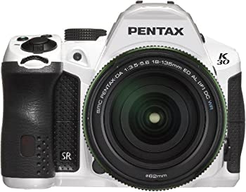 【中古】(人並み外れたに好いたらしい)PENTAX デジタル一眼二眼レフ写真機 K-30 水晶体一揃いの道具 [DA18-135mmWR] 結晶白いこと K-30LK18-135 C-WH 15689