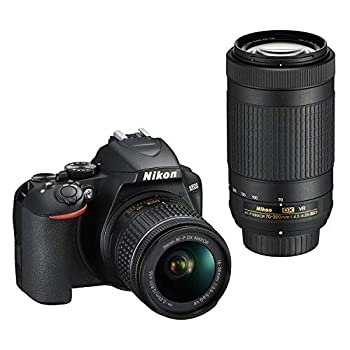 【中古】(人並み外れたに似つかわしい)Nikon デジタル一眼二眼レフ写真機 D3500 ダブルズームキット D3500WZ