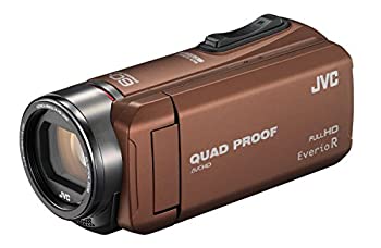 【中古】JVC ビデオカメラ Everio R 防水5m 防塵仕様 耐低温 耐衝撃 内蔵メモリー32GB ライトブラウン GZ-R400-T|お取り寄せ本舗 KOBACO
