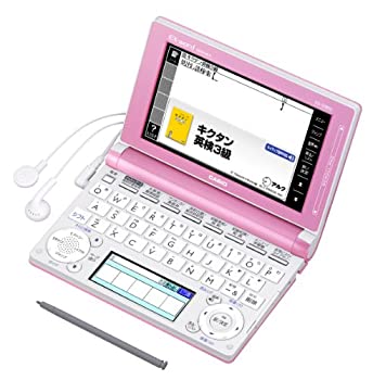 【中古】(非常に良い)カシオ計算機 電子辞書 EX-word XD-D3850 (130コンテンツ/中学生モデル/ライトピンク) XD-D3850PK