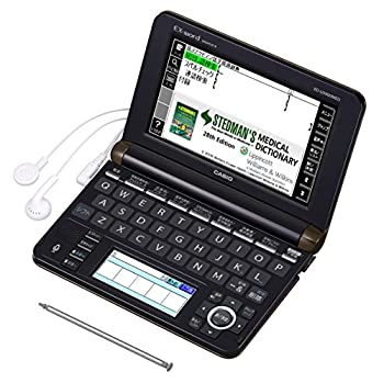 【中古】カシオ 陰電子字引き エクスワード 医術職業的模範例 XD-U5900MED 黒いこと
