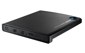 【中古】(非常に良い)I-O DATA バスパワー対応ポータブルDVDドライブ ブラックモデル DVRP-UN8X3BK