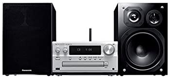 【中古】(非常に良い)パナソニック CDステレオシステム ハイレゾ音源対応 DLNA/USB-DAC シルバー SC-PMX100-S