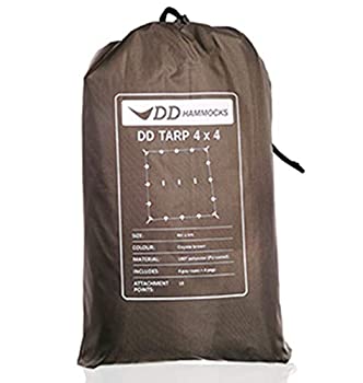 【中古】【スコットランド発 】DD Tarp タープ 4X4 使いやすい正方形のタープ　DDhammocks社製 (Coyote brown) [並行輸入品]