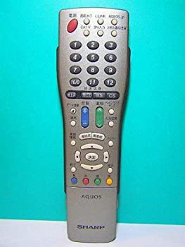 【中古】読みやすい テレビ受像機遠隔操作 GA491WJSA
