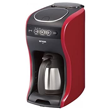 【中古】タイガー コーヒーメーカー カフェバリエ レッド ACT-A040-R