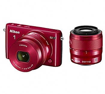 Nikon ミラーレス一眼 Nikon1 ダブルズームキット S2 レッドS2WZRD