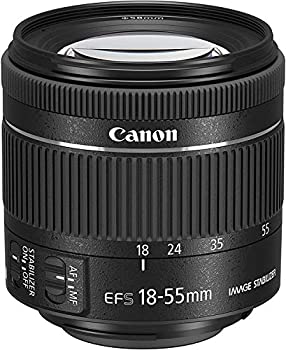 【中古】(非常に良い)Canon 標準ズームレンズ EF-S18-55mm F4.0-5.6IS STM APS-C対応