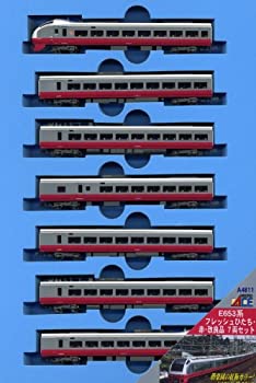 【中古】(未使用･未開封品)マイクロエース Nゲージ E653系 フレッシュひたち・赤・改良品 7両セット A4811 鉄道模型 電車 の商品写真