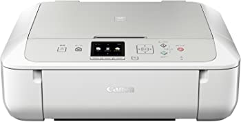 【中古】Canon インクジェット印刷工練りあわせる機 PIXUS MG5730 WH 白いこと