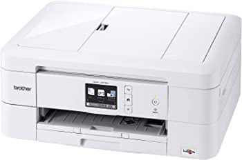 【中古】茶飲み友だち 印刷工 A4 インクジェット練りあわせる機 DCP-J972N(白模範例/ADF/無線電話ローカルエリアネットワーク/手差しお盆/両面刷り上げる)