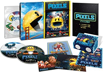 【中古】(非常に良い)ピクセル / PIXEL IN 3D ブルーレイ プレミアム・エディション スチールブック仕様(3枚組) (初回限定版) [Steelbook] [Blu-ray]｜お取り寄せ本舗 KOBACO