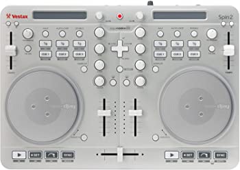 【中古】Vestax DJコントローラー Spin2 シルバー iPhone/iPad/iPod touch対応 algoriddim djay/vjay対応|お取り寄せ本舗 KOBACO