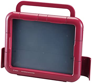 【中古】Twinbird 防水ケーススピーカー ボルドーレッド AV-J123R