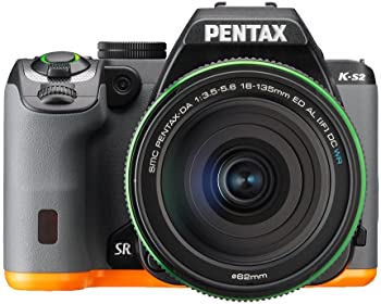 【中古】PENTAX デジタル一眼レフ PENTAX K-S2 DA18-135mmWRレンズキット (ブラック×オレンジ) PENTAX K-S2 DA18-135mmWRKIT (BLACK×ORANGE) 13198
