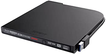 【中古】BUFFALO UHD BD相応う ポータブルブルーレイドライブ 黒いこと BRUHD-PU3-BK