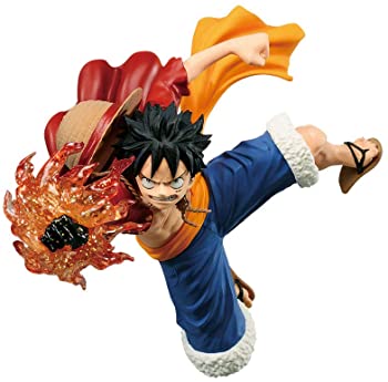 【中古】(未使用･未開封品)バンプレスト ワンピース G×materia THE MONKEY・D・LUFFY ルフィ フィギュア 全1種 約20cm