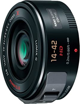【中古】パナソニック 判定基準望遠レンズ マイクロフォーサーズ用 ルミックス G X VARIO PZ 14-42粍/F3.5-5.6 ASPH./POWER O.I.S. 黒いこと H-なおなお書き14042-K