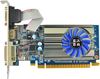 【中古】玄人志向 ビデオカードGEFORCE GT 710搭載 ロープロファイル 空冷FAN GF-GT710-E1GB/LP