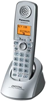 【中古】(人並み外れたに好いたらしい)PANASONIC 増設子機(しろがね色) KX-FKN512-S