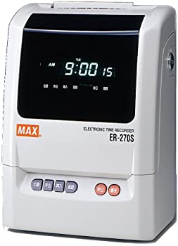 【中古】(非常に良い)マックス タイムレコーダ簡易集計機 ER-270S
