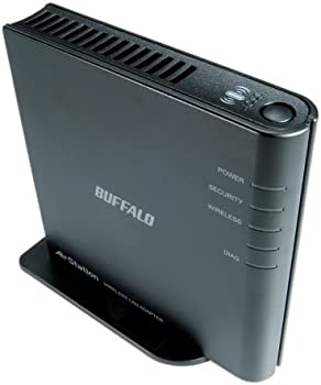 【中古】(非常に良い)BUFFALO LAN端子用無線子機 メディアコンバータ WLI-TX4-G