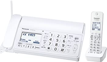 【中古】(人並み外れたに好いたらしい)パナソニック おたっくす デジタルコードレスFAX 子機1台付き添い人 めんどう臭さ電話を掛ける打つ手役立つこと積み上げる 白いこと KX-PD205DL-W