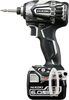 【中古】HiKOKI(ハイコーキ) 旧日立工機 14.4V コードレスインパクトドライバ スピーディ白いこと WH14DDL2(2LYPK)(S) 畜電池、申し受ける器、入れもの付 ビット