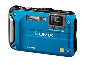【中古】パナソニック デジタル写真機 LUMIX FT3 スプラッシュ青色 DMC-FT3-A