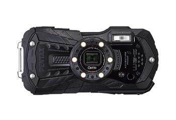 【中古】(人並み外れたに好いたらしい)PENTAX 雨合羽デジタル写真機 Optio WG-2 (オール黒いこと) 約1600万絵素 CALS流行り物 OPTIOWG-2BK