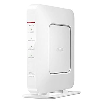 【中古】(非常に良い)バッファロー WSR-1166DHP4-WH 無線LAN親機 11ac/n/a/g/b 866+300Mbps ホワイト