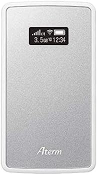 【中古】(非常に良い)NECプラットフォームズ Aterm Wi-Fi モバイルルーター tri band MP02LN SW メタリックシルバー PA-MP02LN-SW