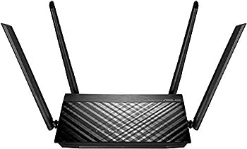 【中古】(非常に良い)ASUS WiFi 無線 ルーター 867Mbps+600Mbps デュアルバンド RT-AC59U 2階建 / 3LDK PS5/Nintendo Switch/iPhone/android 対応