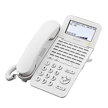 【中古】(非常に良い)ナカヨ NYC-Si 36ボタン標準電話機(W) 白 NYC-36SI-SDW