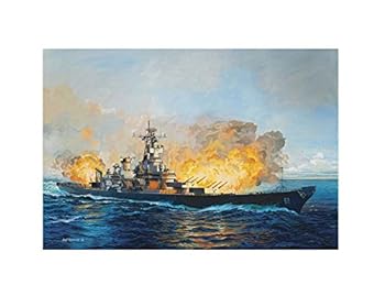 【中古】ドイツレベル 1/350 戦艦ニュージャージ 1982 プラモデル