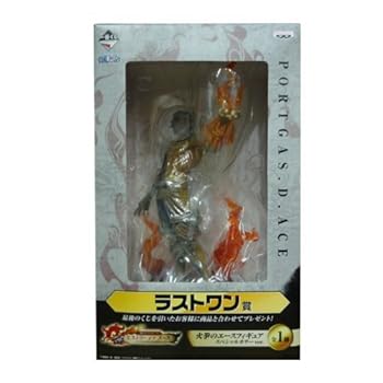 【中古】(未使用･未開封品)【ラストワン賞】一番くじ ワンピース　ヒストリーオブエース 火拳のエースフィギュア