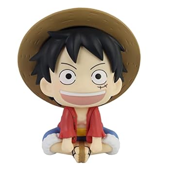 【中古】(未使用･未開封品)メガハウス るかっぷ ONE PIECE モンキー・D・ルフィ 約110mm PVC製 塗装済み完成品フィギュア MH82981