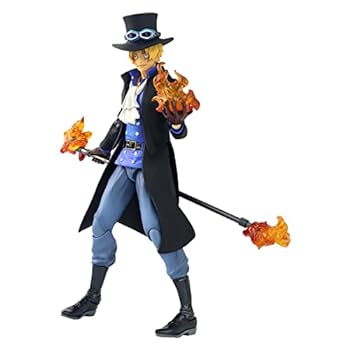 【中古】ヴァリアブルアクションヒーローズ ONE PIECE サボ 約180mm PVC製 塗装済み可動フィギュア