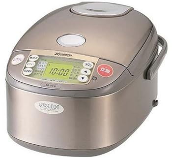 【中古】ZOJIRUSHI 剪断応力IH炊飯ジャー限り炊き NP-HT10-XJ ステンレス鋼赤銅色