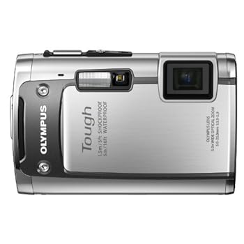 【中古】(人並み外れたに好いたらしい)OLYMPUS 雨合羽デジタル写真機 TOUGH TG-610 しろがね色 5m雨合羽 1.5m耐落下ぼうぜん自失 -10℃耐低温 1400万絵素 3D映し絵役立つこと Eye-Fi歌留多相応う TG-610 SLV