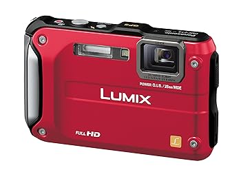 【中古】(非常に良い)パナソニック デジタルカメラ LUMIX FT3 スパーキーレッド DMC-FT3-R