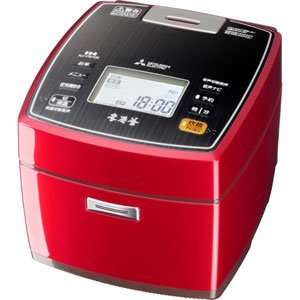 【中古】三菱電機 IHジャー炊飯器 本炭釜 5.5合炊き ルビーレッド NJ-VW106-R|お取り寄せ本舗 KOBACO