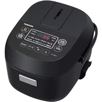 【中古】(非常に良い)東芝 マイコンジャー炊飯器（3合炊き） ブラックTOSHIBA RC-5MFM-K