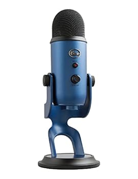 【中古】(非常に良い)Logicool G Blue Yeti BM400MB USB ゲーミングマイク コンデンサーマイク Mac PS4 PS5 PC ミッドナイトブルー ゲーミング 実況 配信 マイク スト