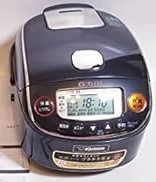 【中古】(非常に良い)象印 圧力IH炊飯ジャー（3合炊き） ブラックZOJIRUSHI 極め炊き NP-RZ05-BA